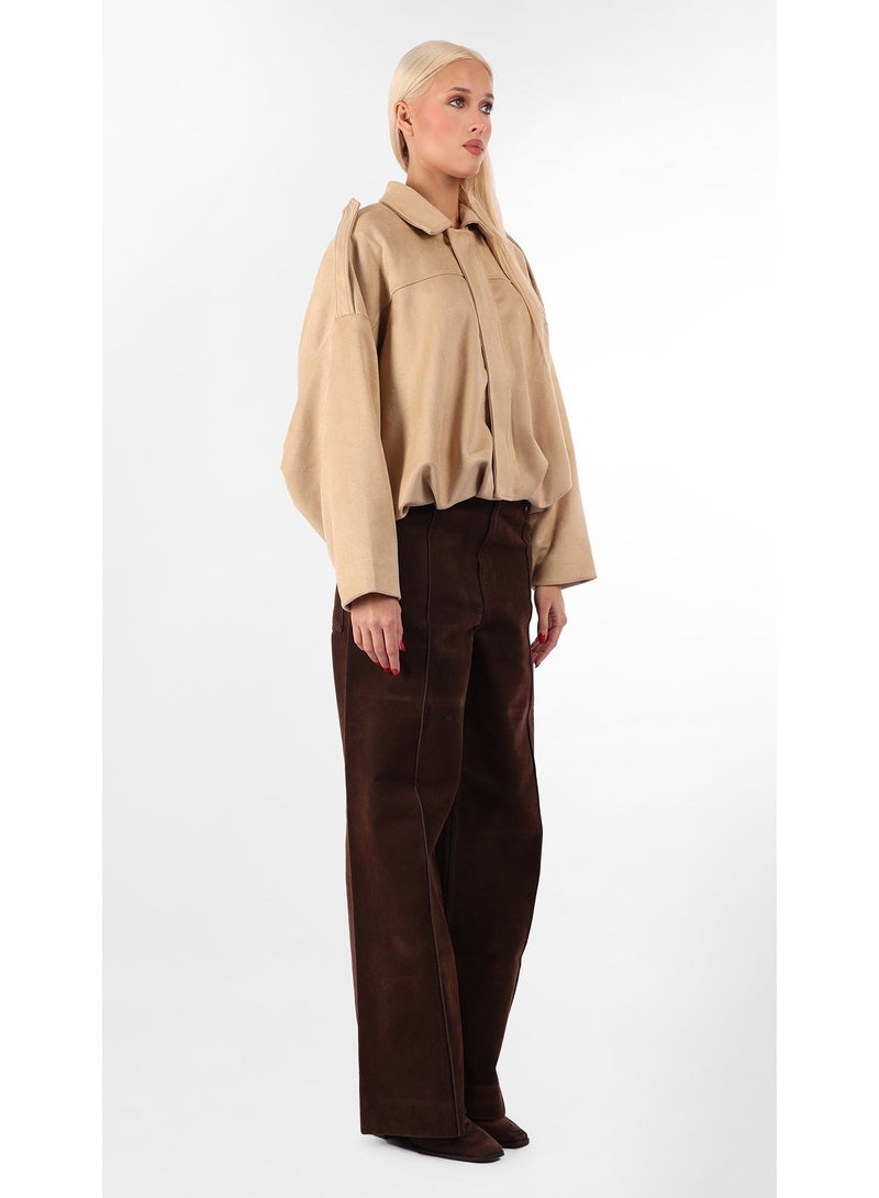 KYVELi Desert Luxe Suede-Touch Jacket - Image 3